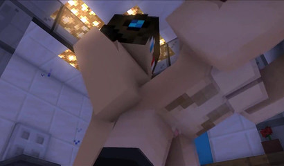 He shaggs the Minecraft out of her