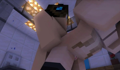 He shaggs the Minecraft out of her