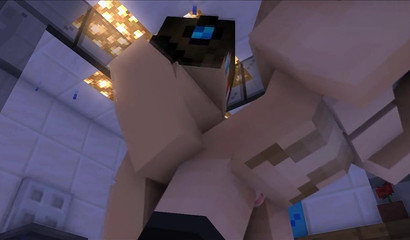 He shaggs the Minecraft out of her