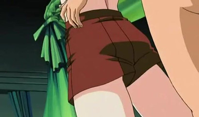 Strapping never felt this good - Lesbian anime porn