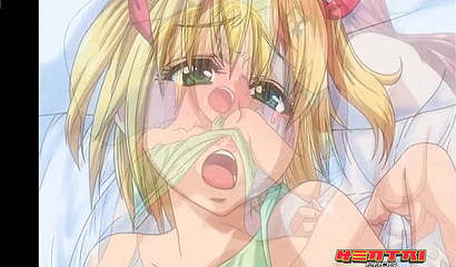 Young anime slut makes teacher's pussy squirt for her