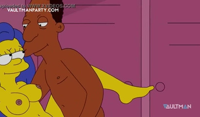 Marge will make black hose shoot a big Simpson load