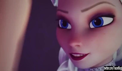 Naughty! Anna came for Elsa's frozen fingers