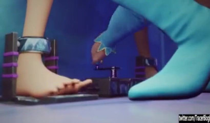 Naughty! Anna came for Elsa's frozen fingers