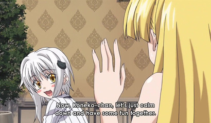 Nothing like a nymphomaniac kitten to bring anime girls together