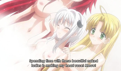 Nothing like a nymphomaniac kitten to bring anime girls together