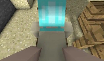 He gets to fill her with his 3D Minecraft juices