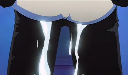 Warlock gives young hentai maid the present of violent creampie