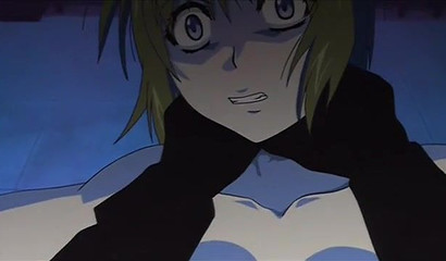 Warlock gives young hentai maid the present of violent creampie