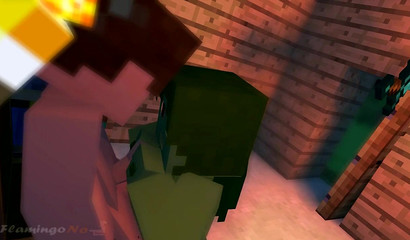 Zumbi a mastigar o seu doce néctar Minecraft