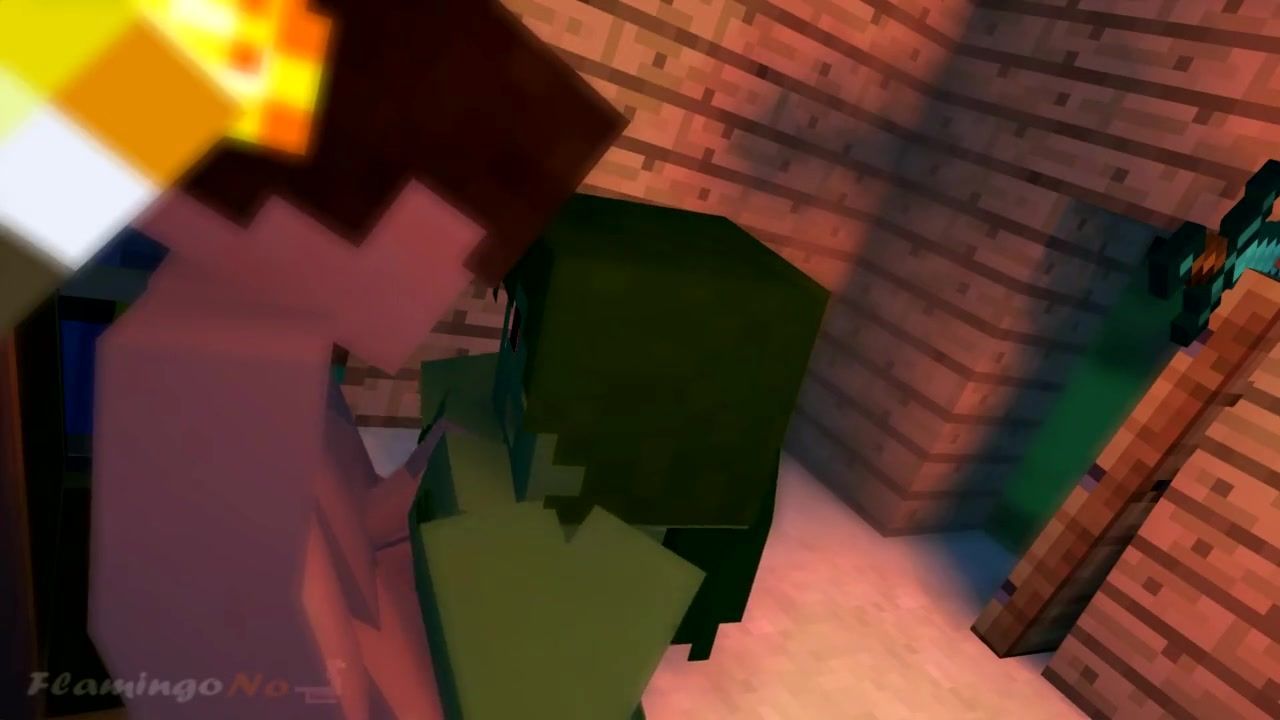 Minecraft nackte zombie girl