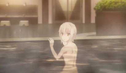 Something in the water makes Akeno Himejima thirst for big tits