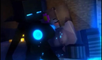 Jenny sucks sweet Minecraft juice out of Endie