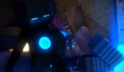 Jenny sucks sweet Minecraft juice out of Endie