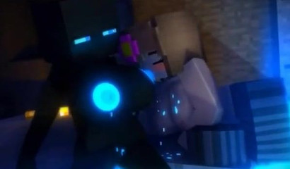 Jenny sucks sweet Minecraft juice out of Endie