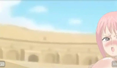 Luffy's One Piece cock couldn't last in Sakura's ass