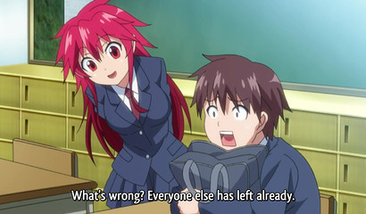 School isn't boring with anime succubus Setogaya Mari from itadaki seieki