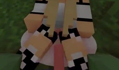 POV 3D Sebie can't stop riding big Minecraft cock