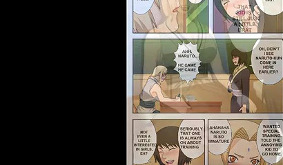 Naruto makes Tsunade's jugs lactate in this hentai comic