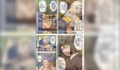 Naruto makes Tsunade's jugs lactate in this hentai comic