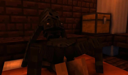 Bu POV 3D Minecraft porno slayt gösterisi cum-gun ağrı yapacak