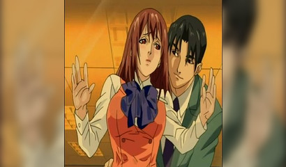 Young hentai chicks serve their anime cunts to their boss