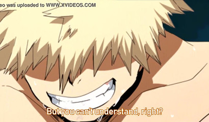 Bakugo can't stop cumming in Kirishima's hentai ass