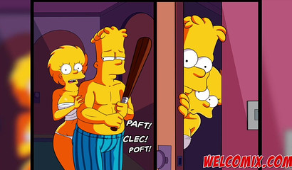 Are you dreaming of me big brother? - Simpson Porn Comic
