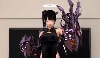 Raw hip thrust made the submissive star of 3D Hentai lose her mind