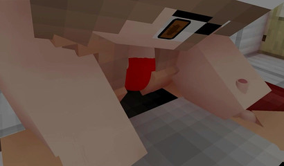Enfermeira Minecraft a cuidar de um pénis Hentai com os seus lábios cicatrizantes POV