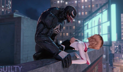 Cum-hungry twat creeping inside a vicious 3D monster's mind