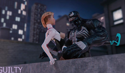 Cum-hungry twat creeping inside a vicious 3D monster's mind