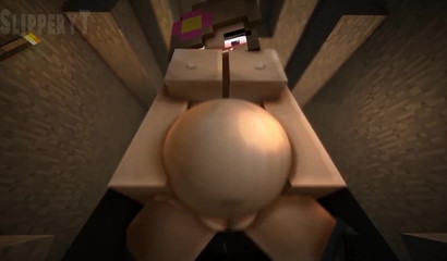 Grande cazzo nero che trasforma una figa di Minecraft in una sensazione di squirting