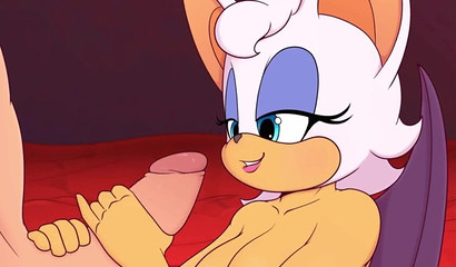 Sonic the Hedgehog bringing a cum-filled twist to the famous series