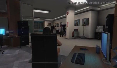 The office secretary in GTA loves a good old doggy business 3D