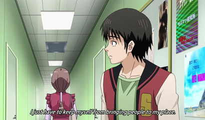 Busty Hentai beauty fingering her hole is a voyeur's dream cum true