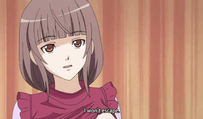 Busty Hentai beauty fingering her hole is a voyeur's dream cum true