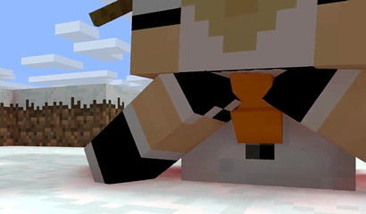 You can even nail the hell of the Snowman in Minecraft