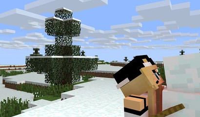 You can even nail the hell of the Snowman in Minecraft