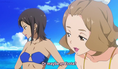 Touching other girl's huge tits for the first time - Valkyrie mermaid