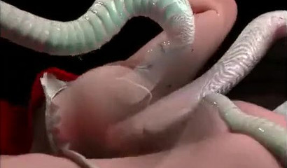 I'd want tentacle nailing me like that if I were this anime cutie