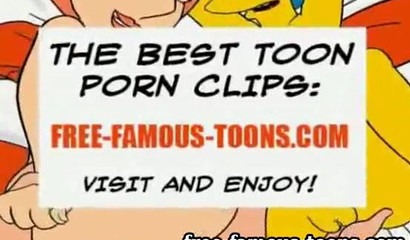 Griffins Plus Simpsons Cartoon Fuck