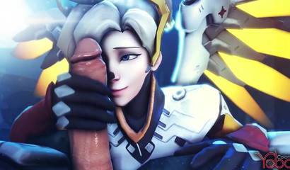 Collection of the best fuck with 3d blonde Mercy from Overwatch