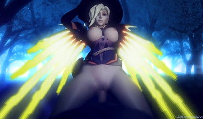 Collection of the best fuck with 3d blonde Mercy from Overwatch