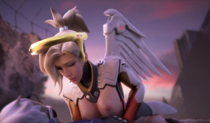 Collection of the best fuck with 3d blonde Mercy from Overwatch