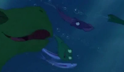 A beauty with a big booty Ariel fucks in a boat with a prince