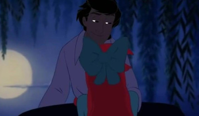 A beauty with a big booty Ariel fucks in a boat with a prince