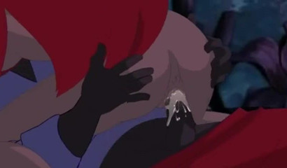 A beauty with a big booty Ariel fucks in a boat with a prince