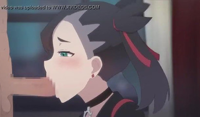 Марни из мультика "Покемон" делала минет и получила сперму в рот