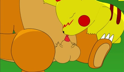 Pikachu Charmeleon fuck after oral foreplay